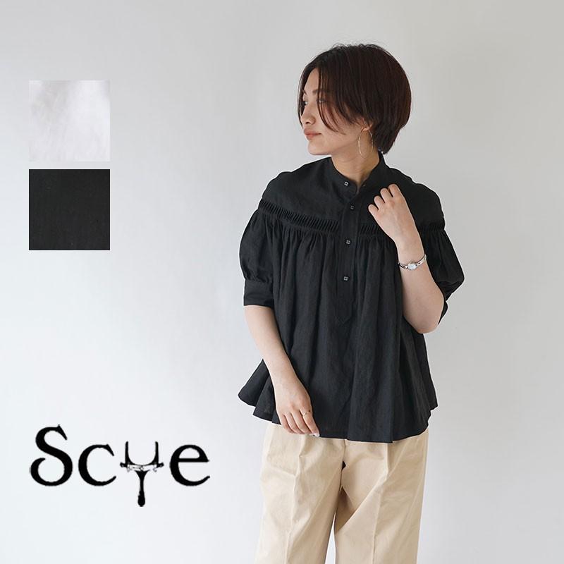 Scye サイ サイベーシックス 19ss リネン高密度半袖タックシャツ 1219 1219 Avelia 通販 Yahoo ショッピング