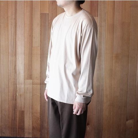 AURALEE プレーティングロングスリーブT LUSTER PLAITING L/S TEE