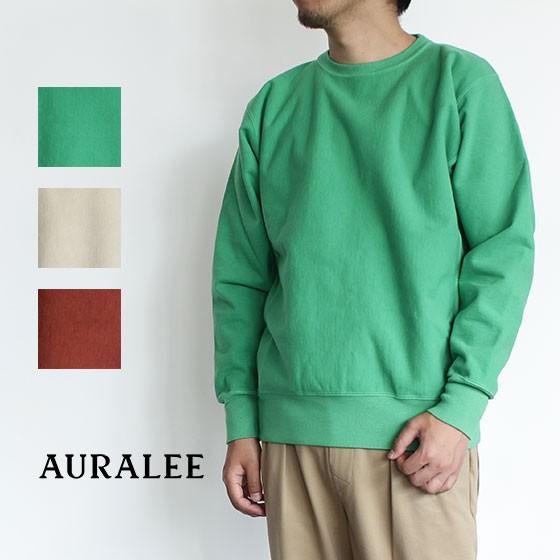 AURALEE◇SUPER MILLED SWEAT P/O/スウェット/コットン/カーキ