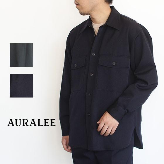 オーラリー/AURALEE /長袖シャツ/ウールキッドモヘアギャバジン オーラリー/AURALEE /長袖シャツ/ウールキッドモヘアギャバジン