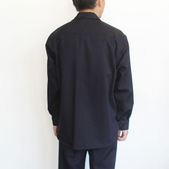 オーラリー/AURALEE /長袖シャツ/ウールキッドモヘアギャバジン オーラリー/AURALEE /長袖シャツ/ウールキッドモヘアギャバジン
