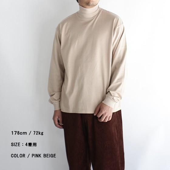 Auralee ラスタープレーティングロングスリーブT ４ AURALEE -Luster Plaiting Hi Neck L/S Tee- | twelve blog