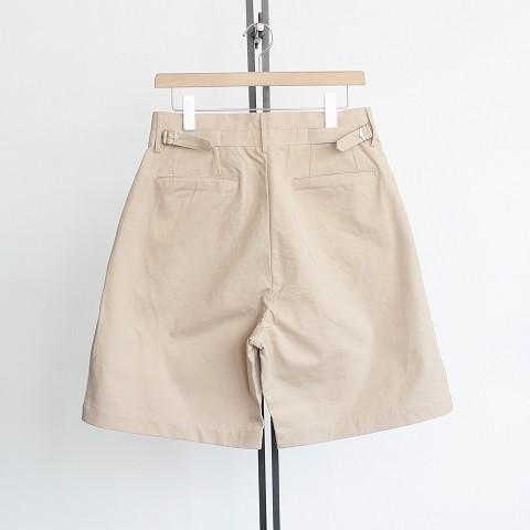 2018SS 【AURALEE オーラリー】 Light Chino Wide Shorts -Men 2018SS 【AURALEE オーラリー】 Light Chino Wide Shorts -Men