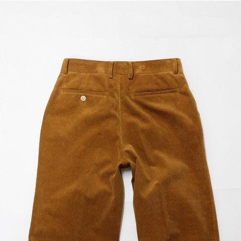 2018SS 【AURALEE オーラリー】 Washed Corduroy Slacks -Men- 《CAMEL