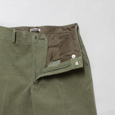 2018SS 【AURALEE オーラリー】 Washed Corduroy Slacks -Men 2018SS 【AURALEE オーラリー】 Washed Corduroy Slacks -Men