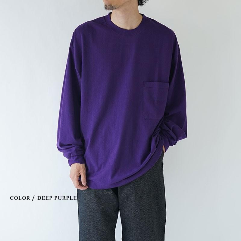 unfil / アンフィル メンズ コットンジャージーTシャツ COTTON FLANNEL 