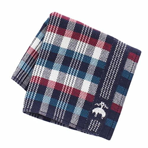 [ブルックスブラザーズ] メンズ タオルハンカチ (ネイビー) 紳士 25cm Brooks Brothers 125055-2252-62