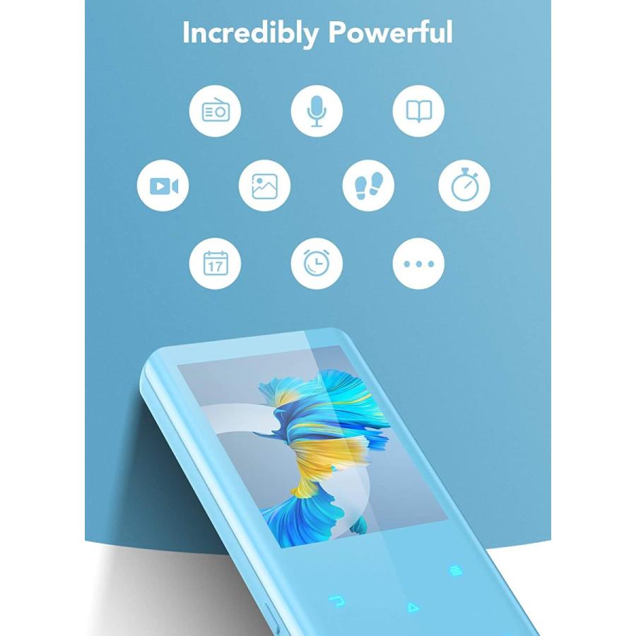 MP3プレーヤー 32GB内蔵 3D曲面 音楽プレーヤー スピーカー内臓 HIFI超