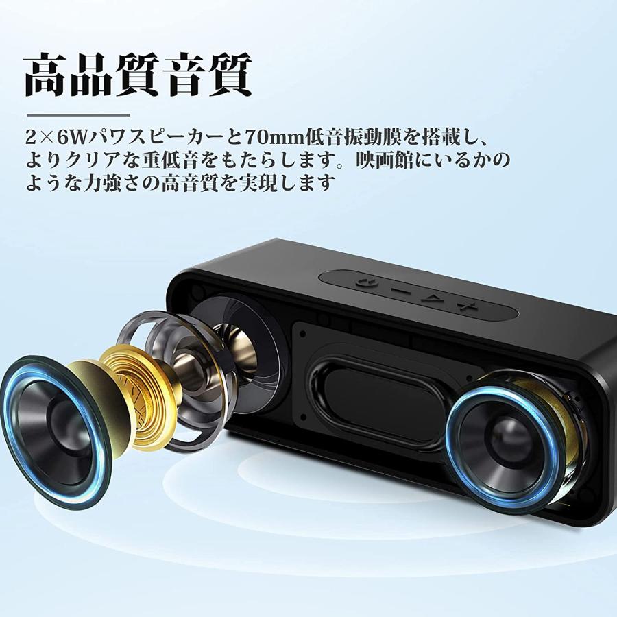 Bluetooth スピーカー 防水IPX7 ワイヤレススピーカー お風呂適用重