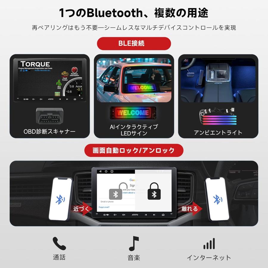 Android カーナビ 2DIN 9インチ ディスプレイ オーディオ Wi-Fi