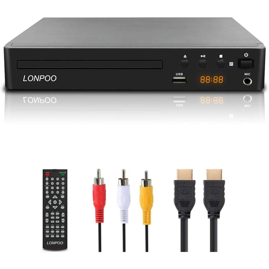 DVDプレーヤー ポータブル リージョンフリー HDMI/AV出力 CPRM再生可能
