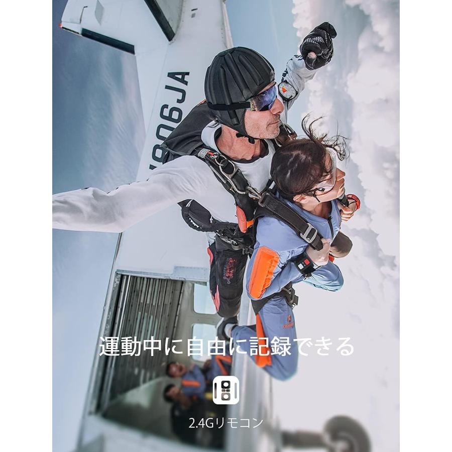 アクションカメラ 4K高画質 2000万画素 SONYセンサー WiFi搭載 40M防水