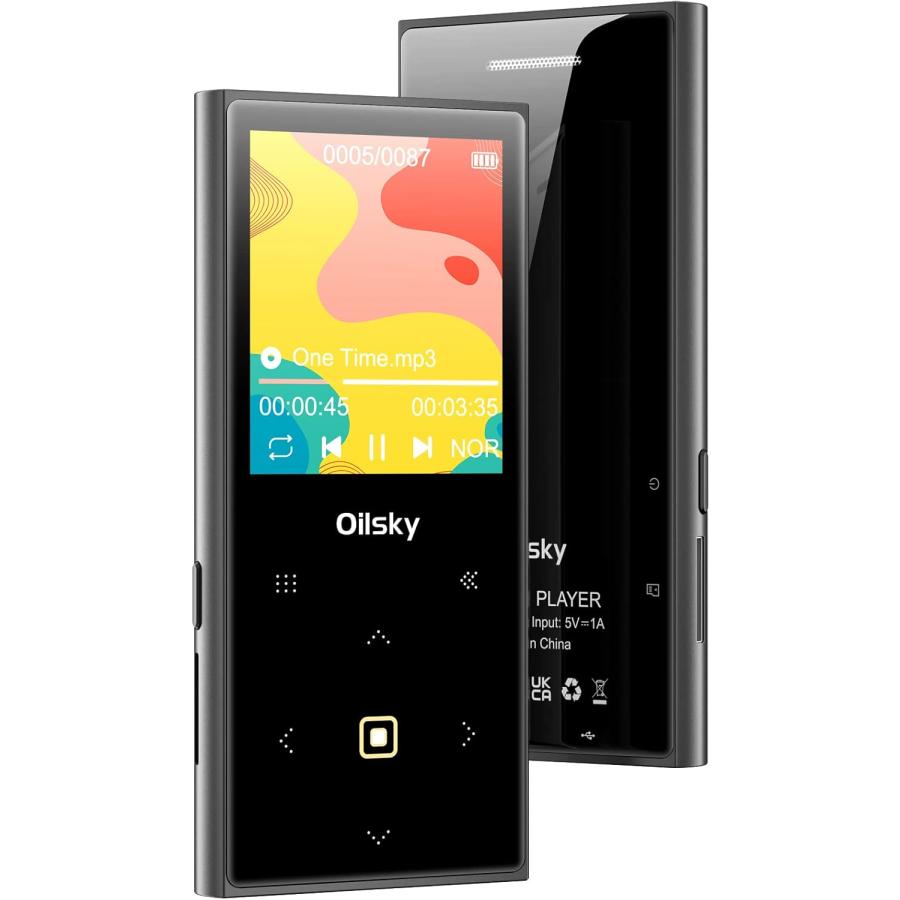 MP3プレーヤー Bluetooth 5.0 32GB内蔵 デジタルオーディオプレーヤー 録音 128GB 拡張可能 内蔵スピーカー ボイスレコーダー ミュージック AMP-022 爆買