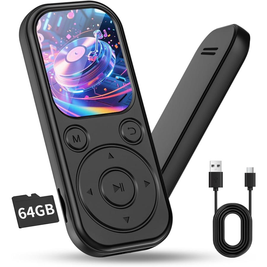 MP3プレーヤー Bluetooth5.4 64GB 最大128GB拡張可能 HIFI音質