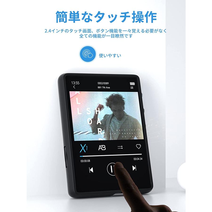 音楽プレイヤー Amazon.co.jp: 【2025年 新型 人気】 COXZD MP3プレイヤー