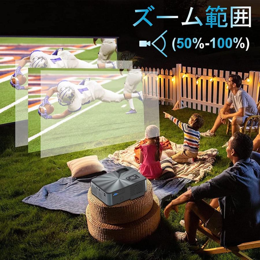 SALE送料無料 プロジェクター 小型5G 1080Pネイティブ解像度 4K対応 9000lm 双方向Bluetooth5.0 内蔵スピーカー リュック付属 ズーム機能 APJ-024|avenir7|04