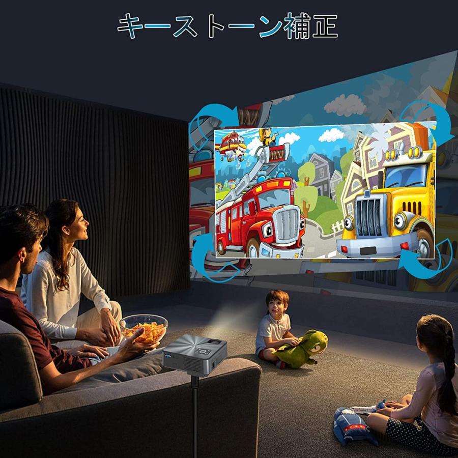 SALE送料無料 プロジェクター 小型5G 1080Pネイティブ解像度 4K対応 9000lm 双方向Bluetooth5.0 内蔵スピーカー リュック付属 ズーム機能 APJ-024|avenir7|06