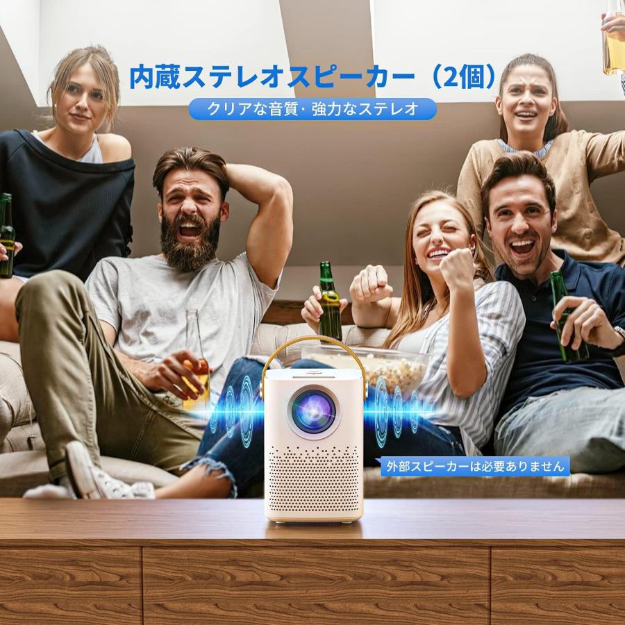 プロジェクター スクリーン付き WiFi 8000LM 720P 1080Pフル HD プロジェクター スクリーン付き WiFi 8000LM 720P 1080Pフル HD