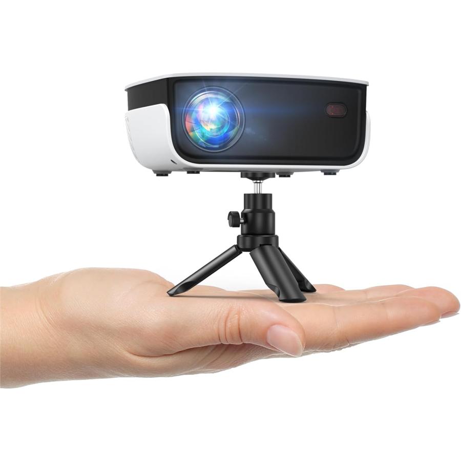 プロジェクター 三脚付き 超小型9000LM 1080P ホーム プロジェクター 三脚付き 超小型9000LM 1080P ホーム