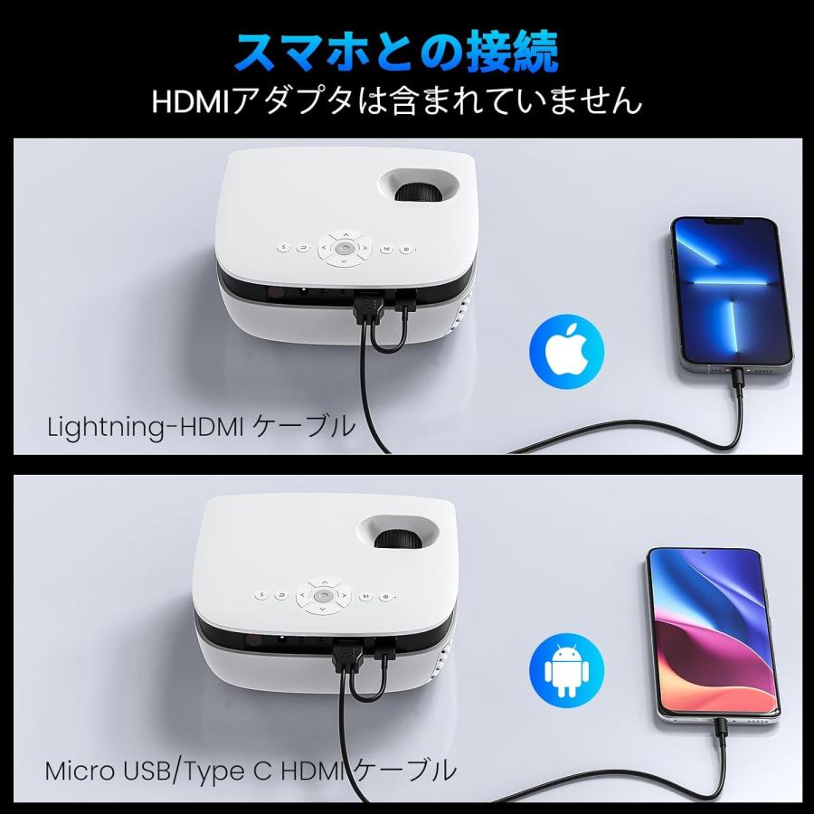 プロジェクター 三脚付き 超小型9000LM 1080P ホーム プロジェクター 三脚付き 超小型9000LM 1080P ホーム