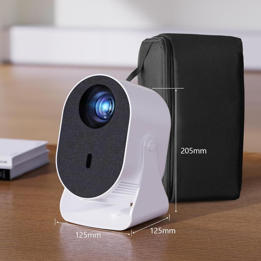 プロジェクター 小型 家庭用 360回転 バッグ付 デザリング対応 スマホ接続 28000lm 500ANSI Bluetooth ホームプロジェクター ホームシアター APJ-137 プロジェクター 小型 家庭用 360回転 バッグ付 デザリング対応 スマホ