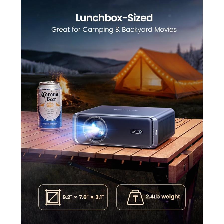プロジェクター Netflix 20WDoIby対応 4k WiFi6 Bluetooth5.3 自動