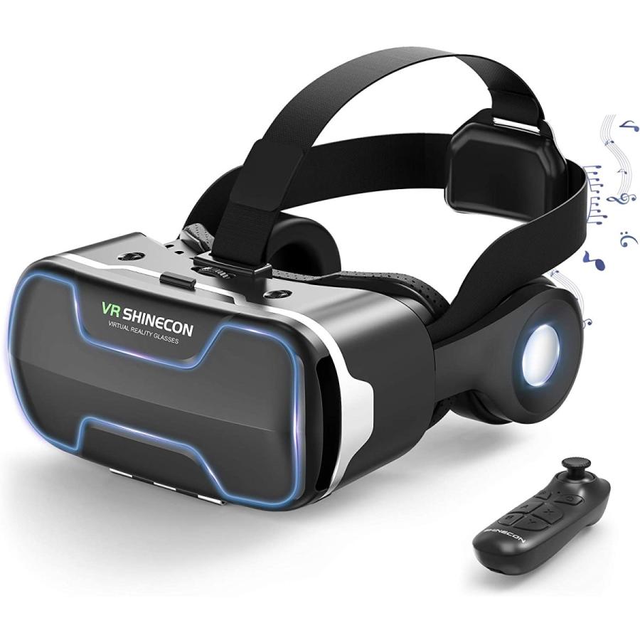送料無料 Vrゴーグル Vrヘッドセット Vrグラス 3d スマホvr 高音質ヘッドホン付 スマホ対応 本体操作可 Bluetoothコントローラー付 Avr 010 Avr 010 セレクトショップavenir 通販 Yahoo ショッピング