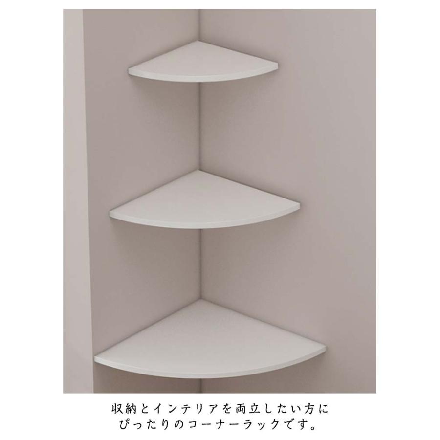 壁掛け棚 2枚セット 壁面収納 コーナーシェルフ 石膏ボード壁対応