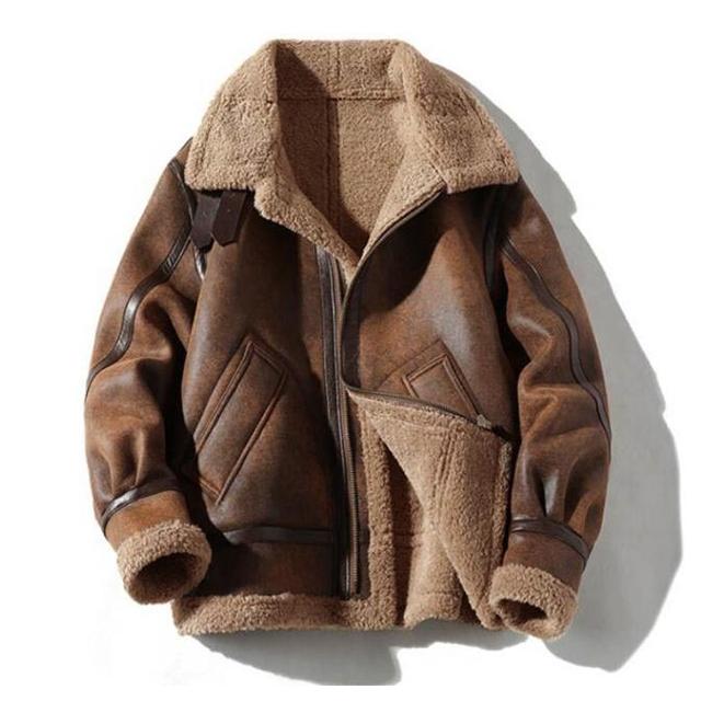 フェイクムートンジャケット B-3 メンズ ジャケット ムートン調 ボア