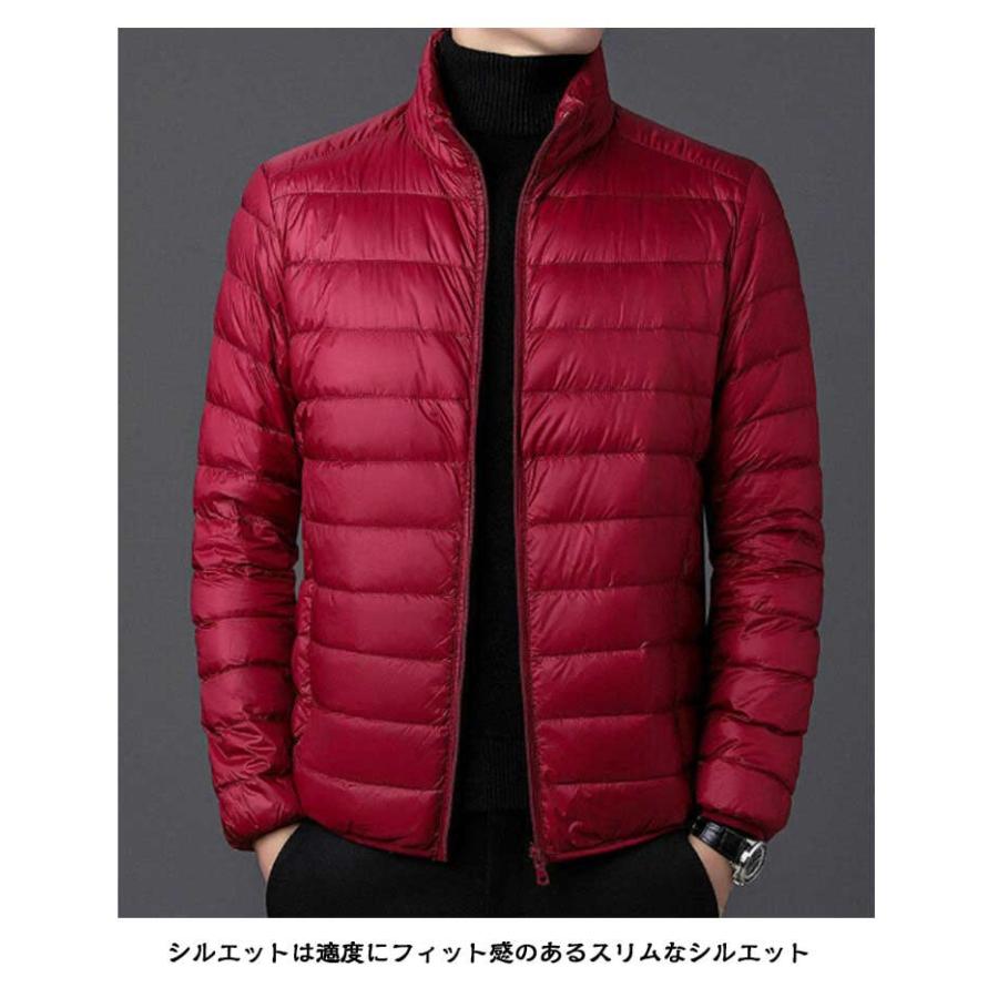 ハイネック ジャケット インナーダウン あったか メンズ 軽量 