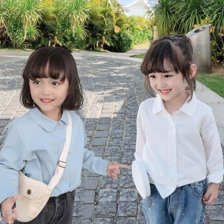 シャツ 子供服 シャツブラウス 女の子 キッズ 長袖 無地 コットン シンプル フォーマルシャツ Yシャツ ワイシャツ カジュアル 入学式 入園式 卒 Erm095 アパレルavicii アヴィーチ 通販 Yahoo ショッピング