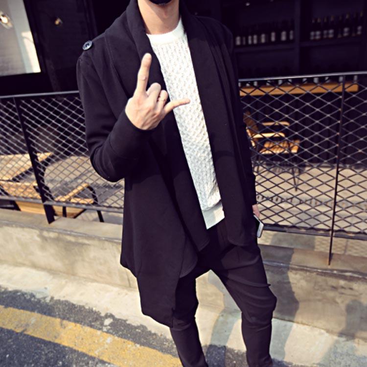 カーデ カーディガン 羽織り メンズ 個性派 おしゃれ ポンチョ アウター コート アメカジ 原宿系 ビター系 変形 大きいサイズ Ghm017 アパレルavicii アヴィーチ 通販 Yahoo ショッピング