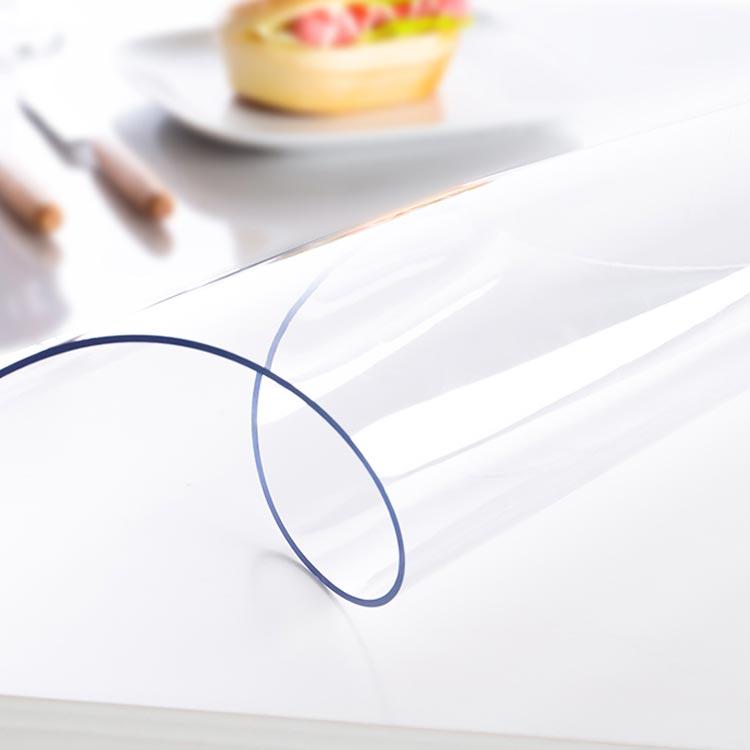 透明 テーブルマット テーブルクロス 1mm厚 ビニール 臭いなし R加工 90*180cm 学習机マット クリア ダイニングテーブルマット 高級テー