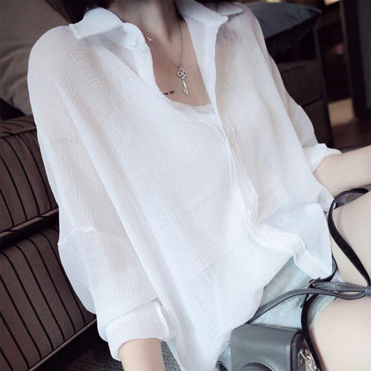 新品CIVARIZE7分袖シアーシャツ♡ワイヤー入り♡孔雀柄♡ロング丈♡は