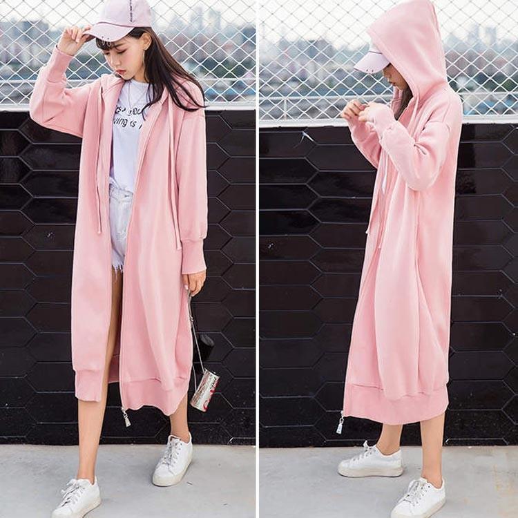 ジップアップパーカー ロングパーカー 裏起毛 暖かい ロングワンピース パーカーワンピース レディース スウェット ワンピース ミモレ丈 スエット 長 Mzsg010 アパレルavicii アヴィーチ 通販 Yahoo ショッピング