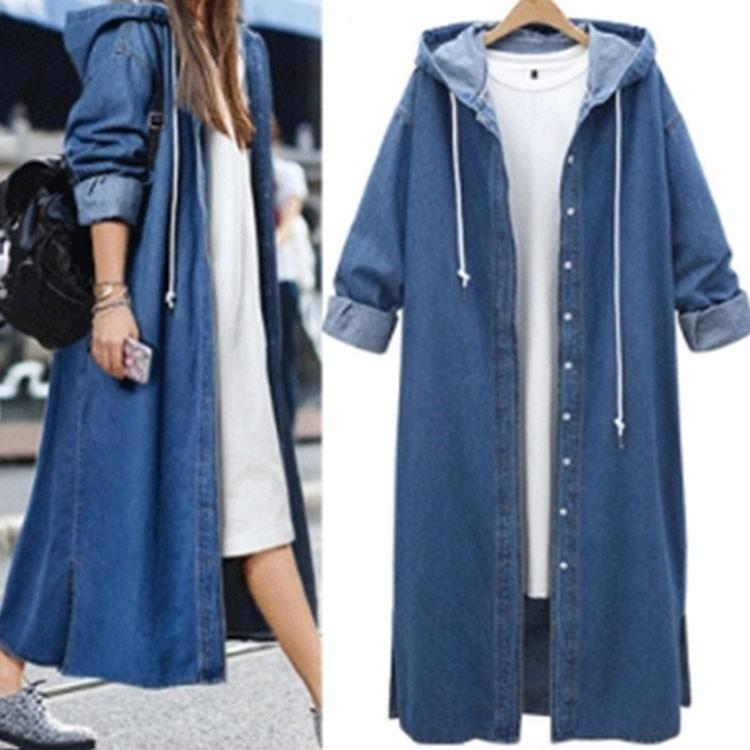 デニムコート デニムジャケット ロング丈 デニム ロングコート パーカー チェスターコート レディース フード付き デニムコート スプリングコート G Nishikiyay0001 アパレルavicii アヴィーチ 通販 Yahoo ショッピング