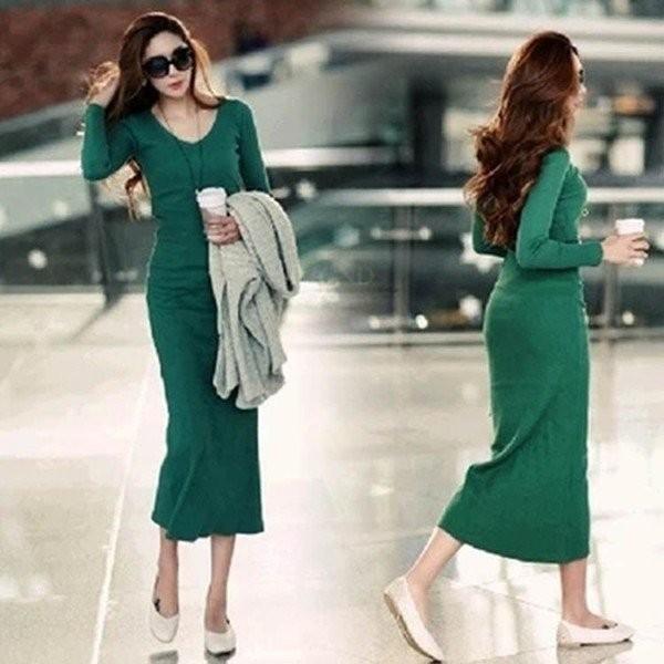 16秋冬新作 長袖マキシワンピース マキシ丈 ニットワンピ マキシワンピース Vネックニットワンピース レディース ニット ワンピース Vネック Ssmqaa1039 アパレルavicii アヴィーチ 通販 Yahoo ショッピング