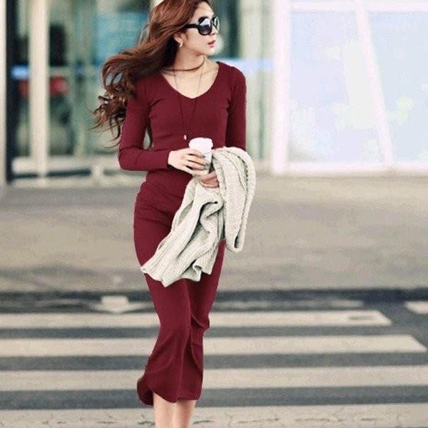 16秋冬新作 長袖マキシワンピース マキシ丈 ニットワンピ マキシワンピース Vネックニットワンピース レディース ニット ワンピース Vネック Ssmqaa1039 アパレルavicii アヴィーチ 通販 Yahoo ショッピング