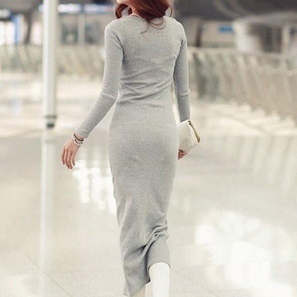 16秋冬新作 長袖マキシワンピース マキシ丈 ニットワンピ マキシワンピース Vネックニットワンピース レディース ニット ワンピース Vネック Ssmqaa1039 アパレルavicii アヴィーチ 通販 Yahoo ショッピング