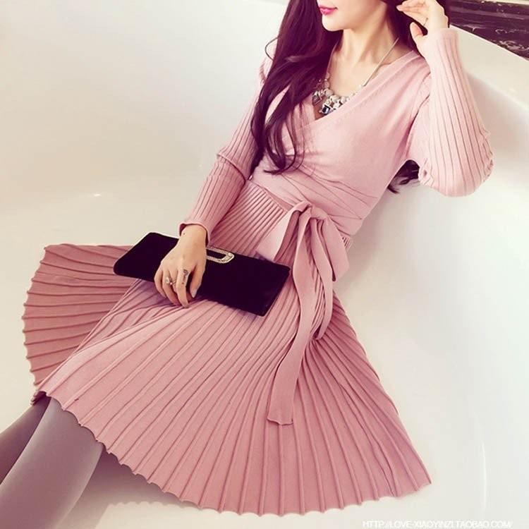 ウエストリボン カシュクールワンピース カシュクール ジャージーワンピース ニットワンピース レディース ワンピース カシュクール プリーツ Vネック Ssmqaa1458 アパレルavicii アヴィーチ 通販 Yahoo ショッピング