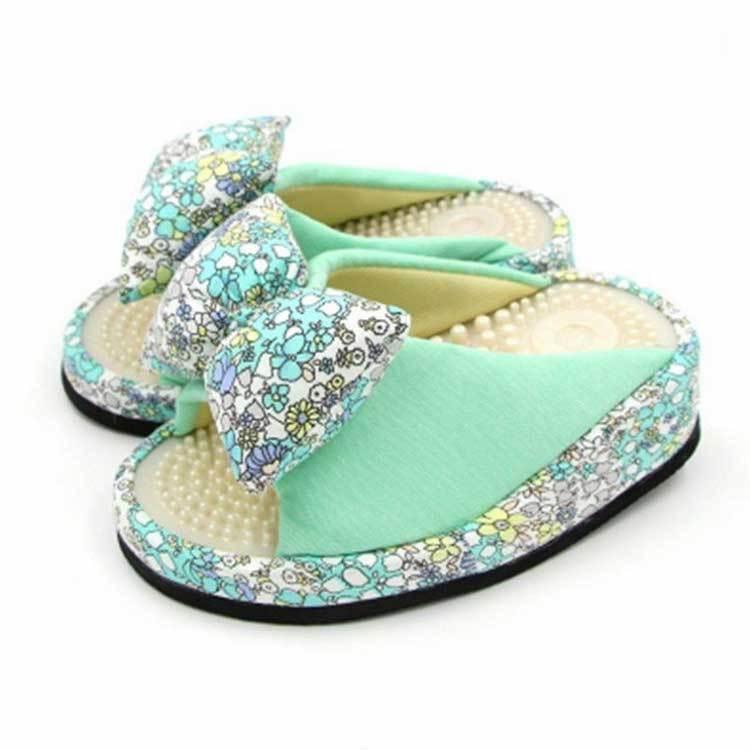 健康スリッパ 足ツボ 健康サンダル スリッパ 足裏 マッサージ 室内履き 足つぼマッサージ 花柄 リボン 体幹 ダイエット エクササイズ 美脚 O脚対｜avicii