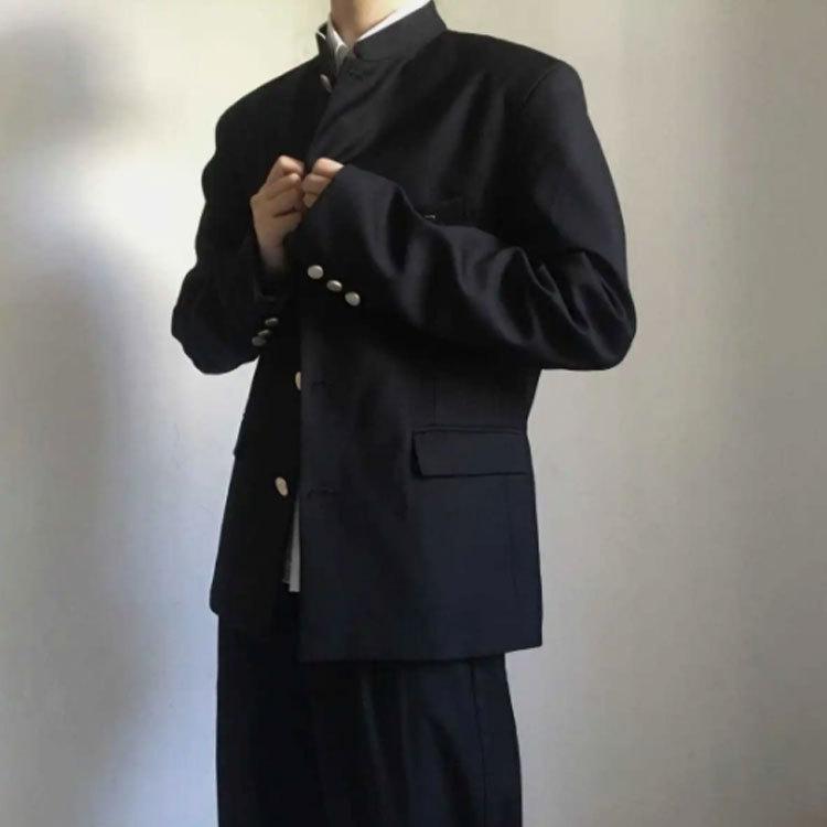 海外最新学生服 上下セット 男子 スクール 2点セット スラックス 制服