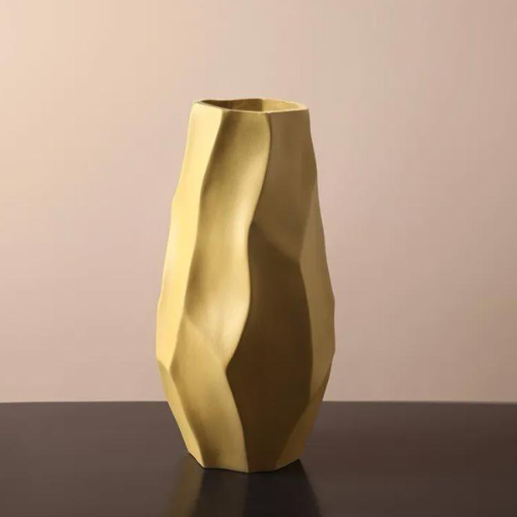 おしゃれ 高29cm 花瓶 ブルー フラワーベース 北欧 白 インスタ映え ホワイト 陶器 大きい スウェーデン イエロー C Huaping 4012 Gg 大型