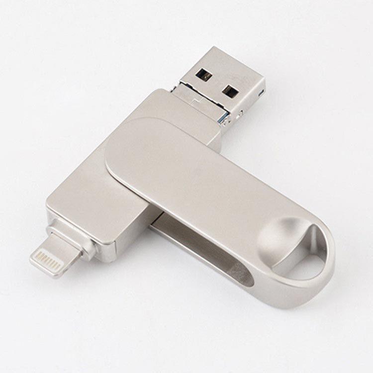 USBメモリー 64GB USB 3.0 USBメモリ type-c アンドロイド Lightning iOS USB type-c 四コネクタ搭載｜avicii｜02