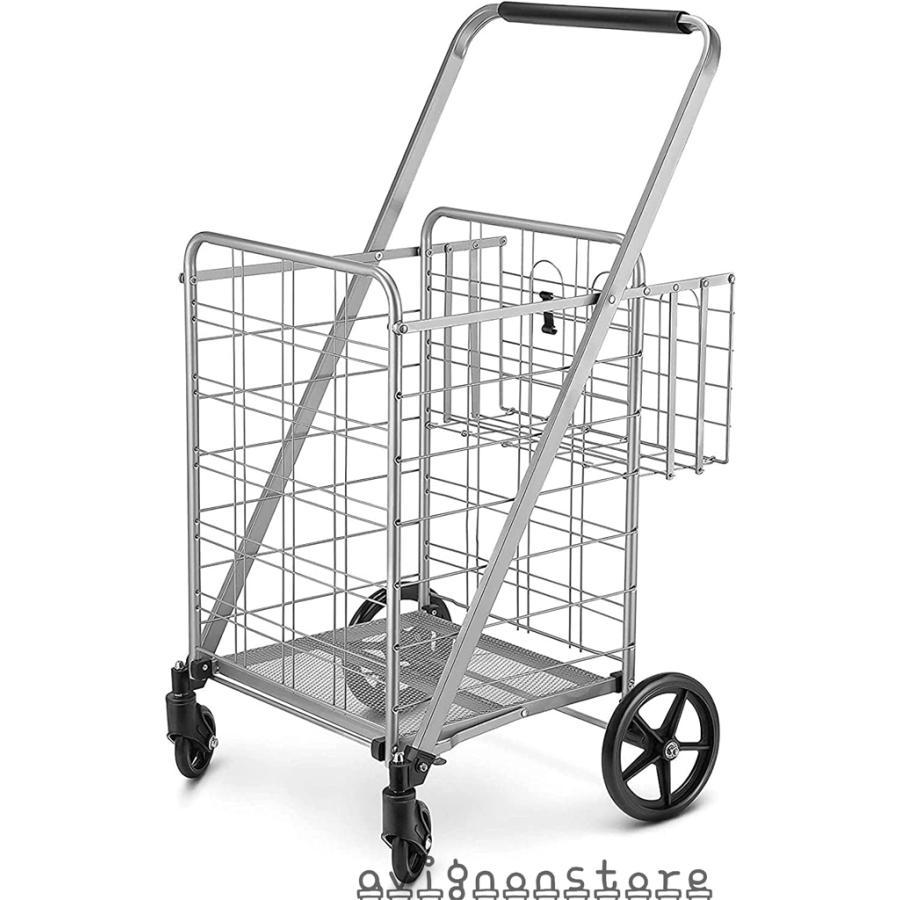 キャリーカート 折りたたみ アルミ製 アウトドア 買い物 (ショッピング