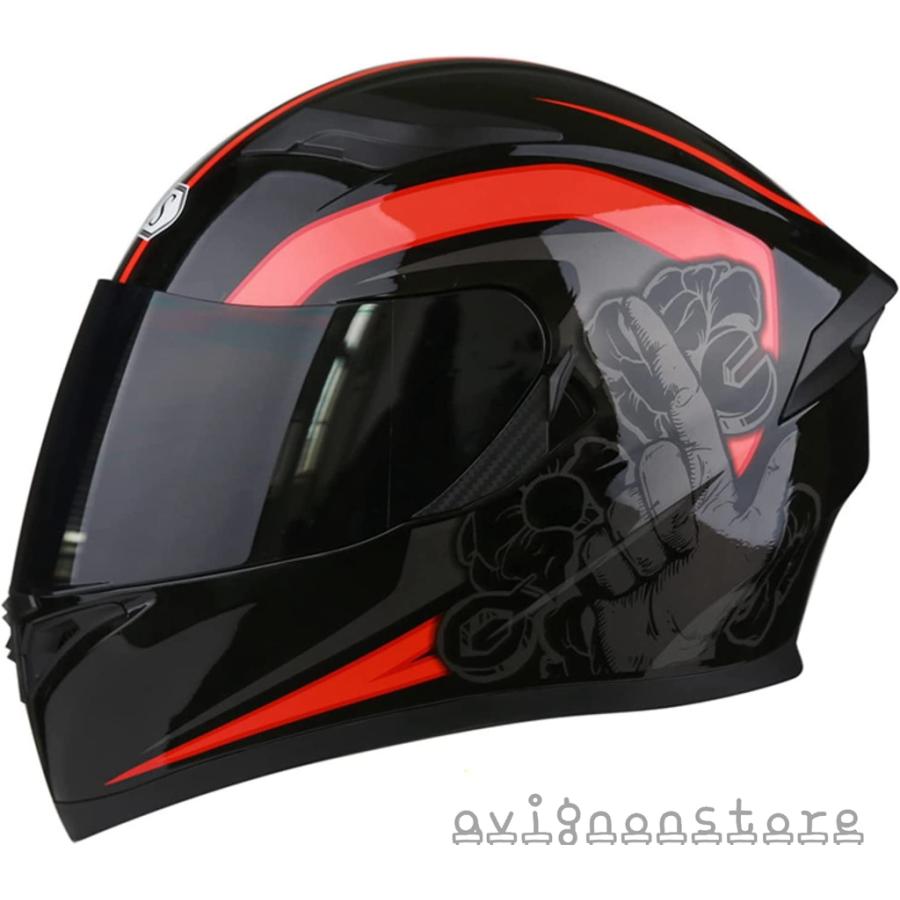 バイクヘルメット フルフェイス レディース メンズ ダブルシールド