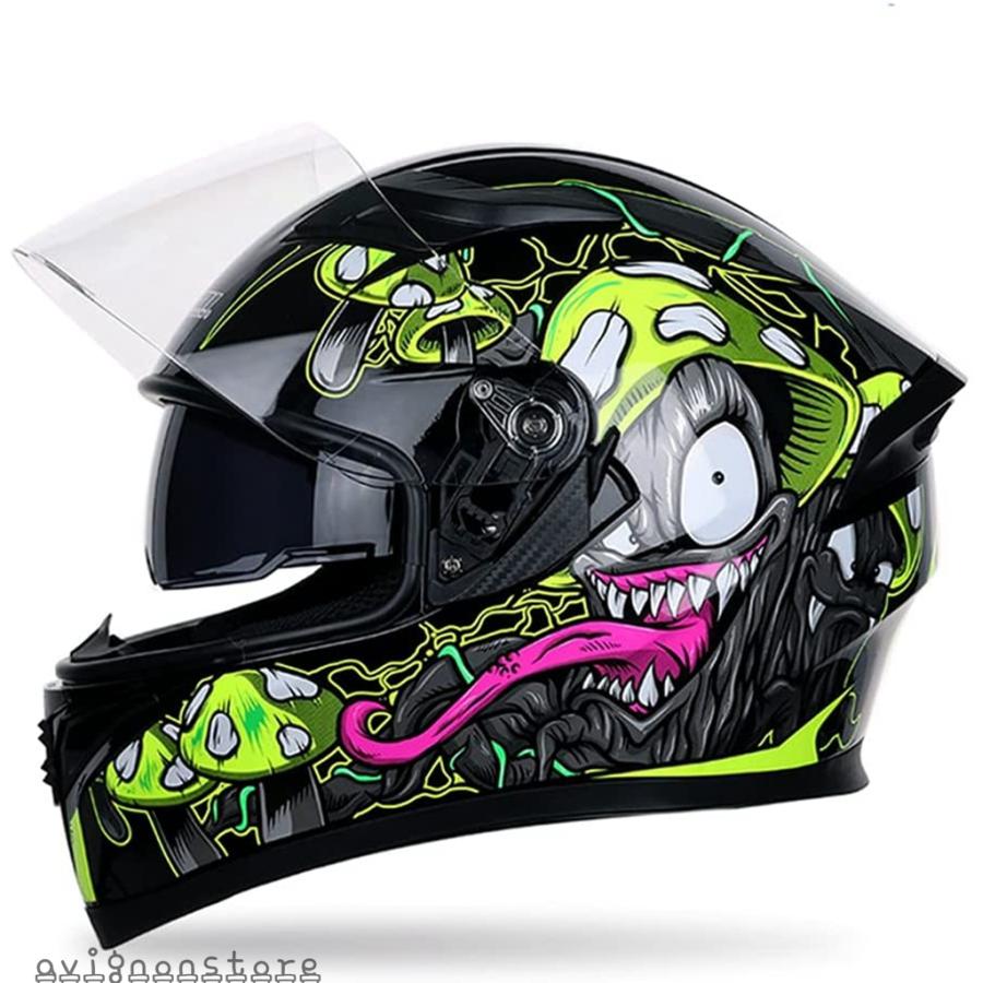 バイクヘルメット フルフェイス メンズ 耐衝撃性 通気性 軽量 フリップ