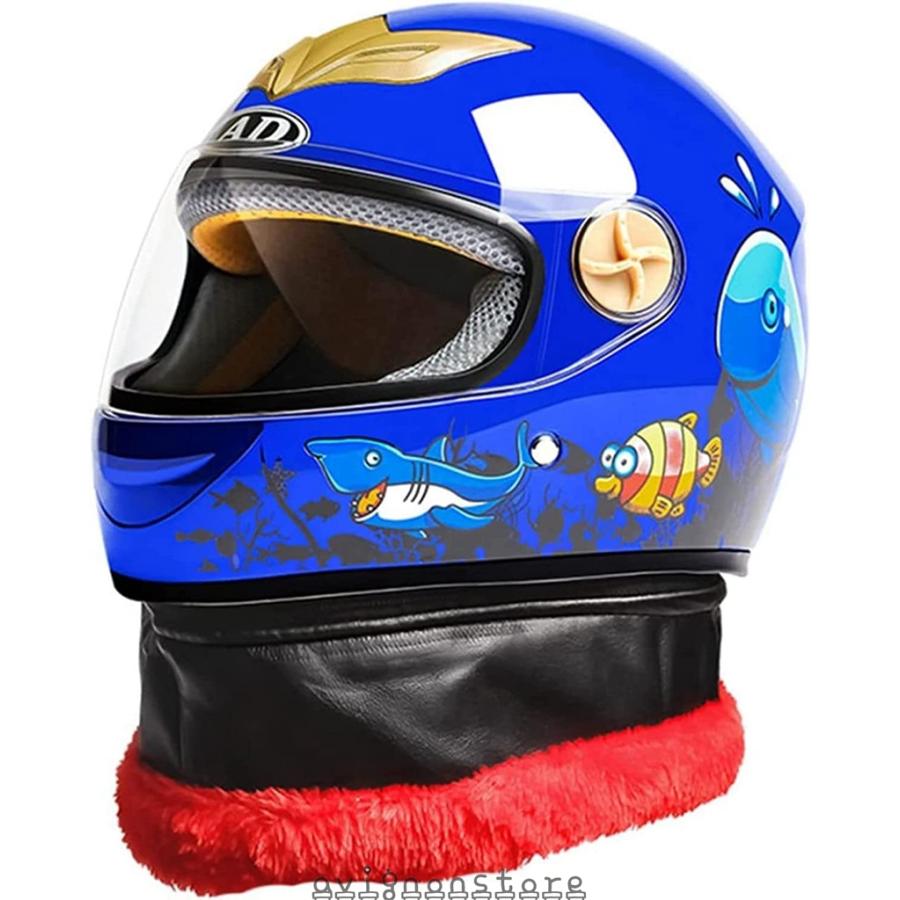 かわいい フルフェイス バイクヘルメット 子供用 キッズ 原付 ハーフ