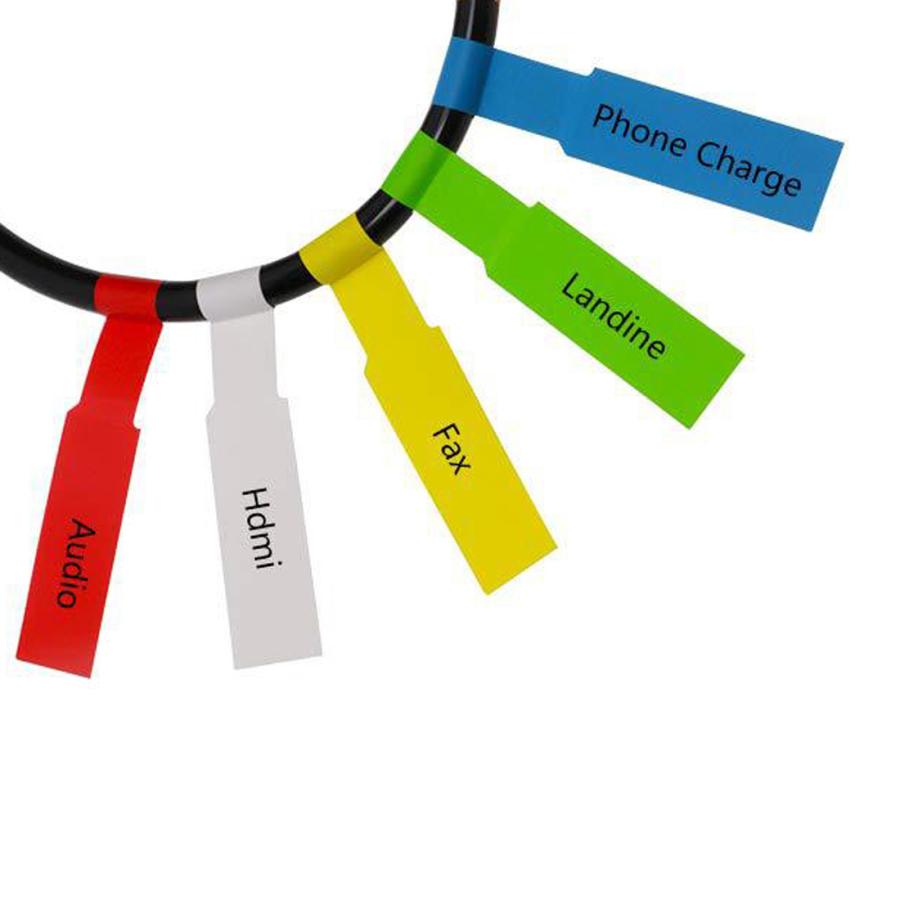 ケーブルラベル 150枚 ケーブルタグ 防水 防油 電源ケーブル LANケーブル 配線識別 配線整理 手書き可能 one03327AVIL