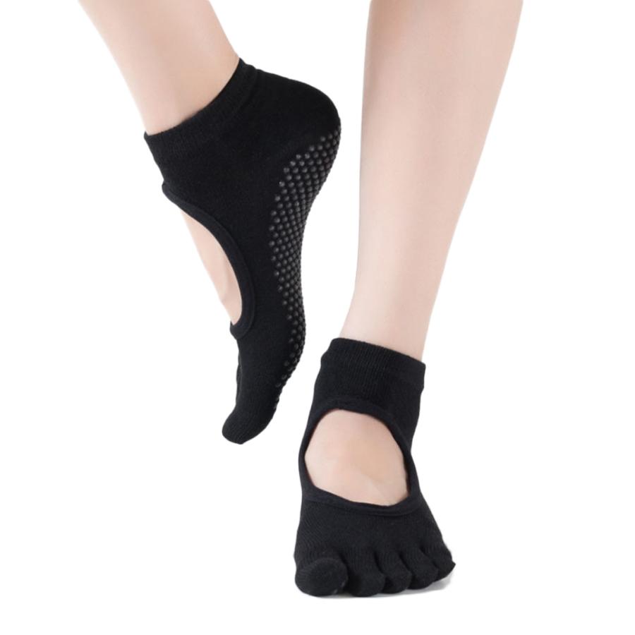 ヨガソックス 5本指 甲アキタイプ 滑り止め レディース バレエ ピラティス ヨガ ウェア　ヨガ靴下 |  | 01